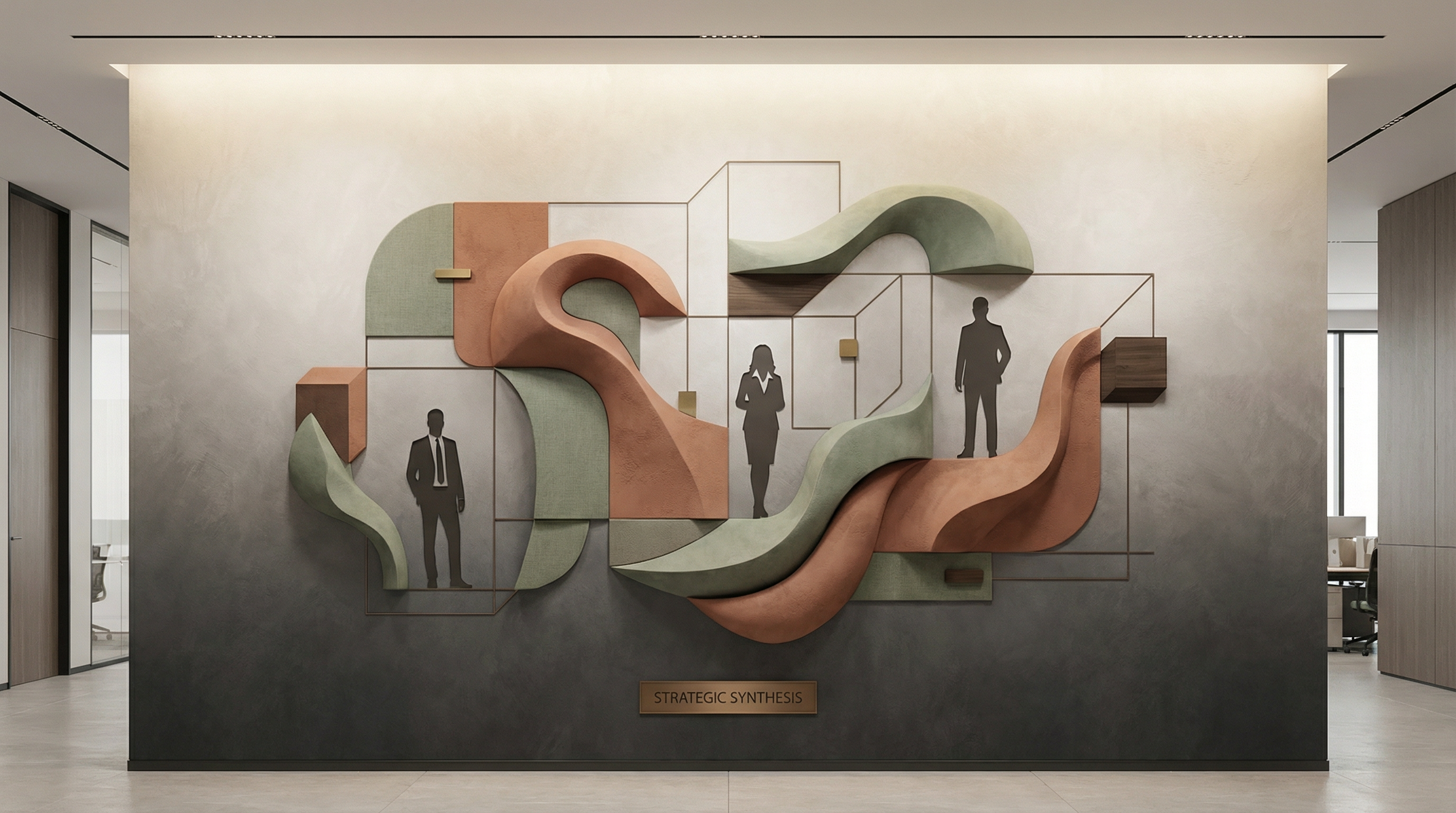 Executive marketing leadership concept